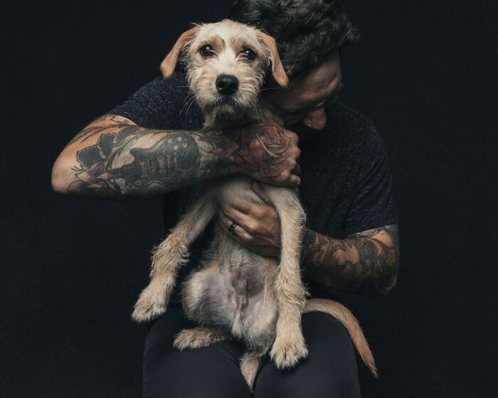 Wait, They Actually Took 40 Adorable Rescue Dog Photos With Their Humans?!