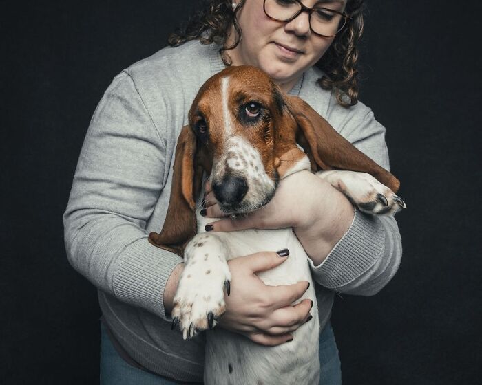 Wait, They Actually Took 40 Adorable Rescue Dog Photos With Their Humans?!