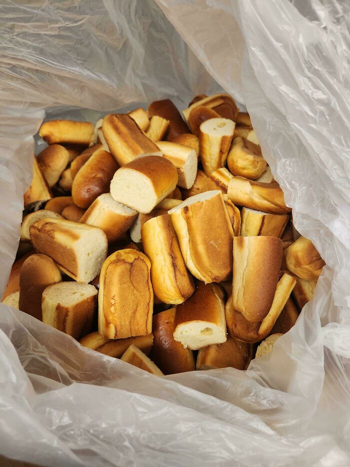 Asked For Hot Dog Buns To Be Sliced in Half, Nailed It