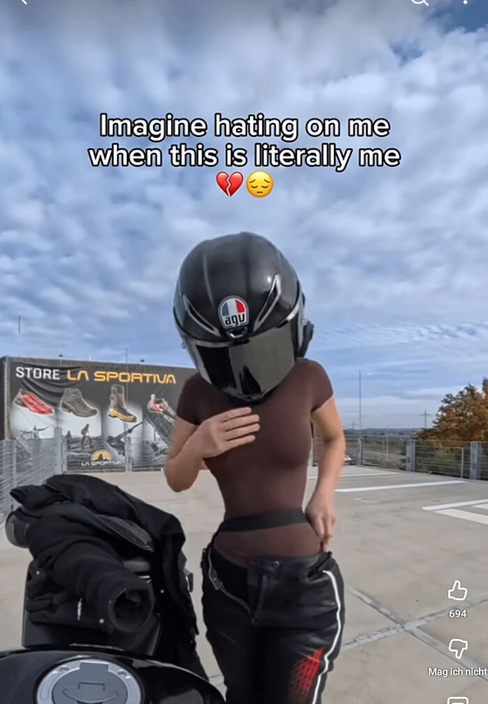 This Influencer Has Our Biker Girl Gears Grinding
