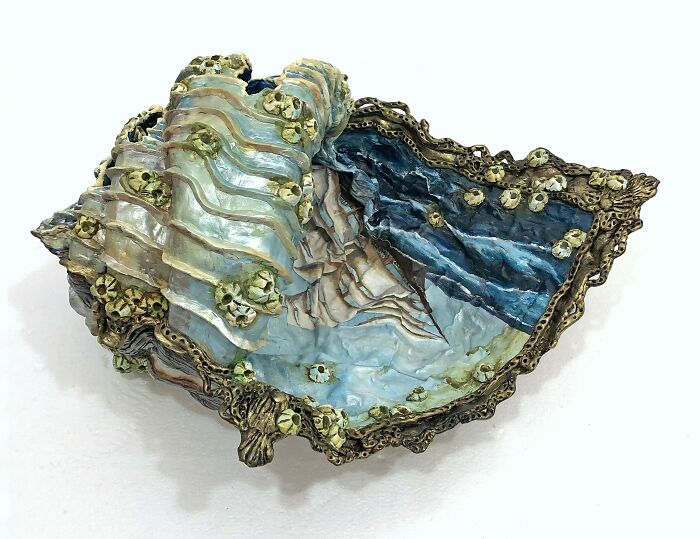 Moon Shell With Clipper Ship: Sailing Down the Drain?