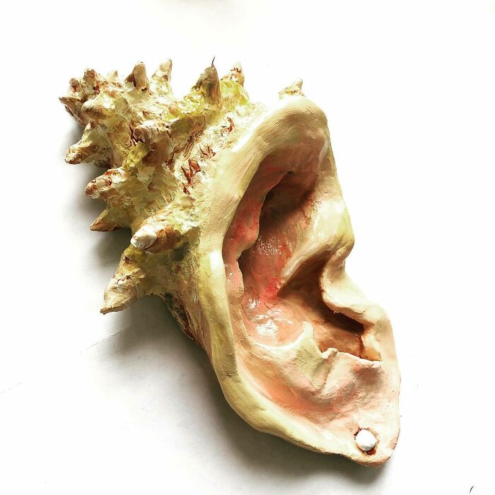 Conch With Earring: Shells Get Glam