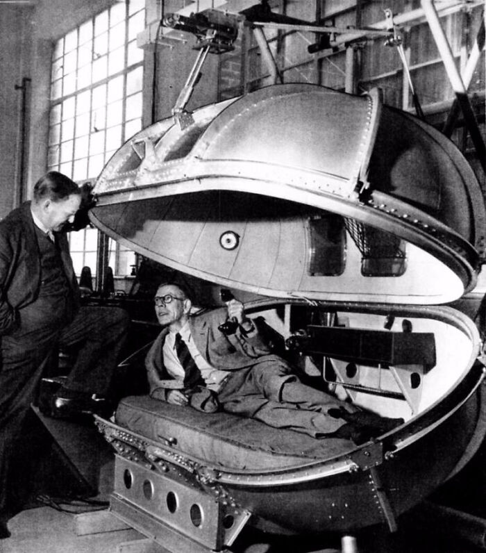 Winston Churchill's Egg-Shaped Flight Pod