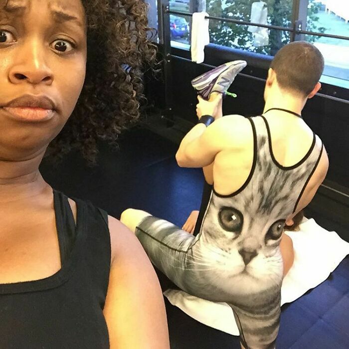 Cat Spandex That Will Stare Into Your Soul