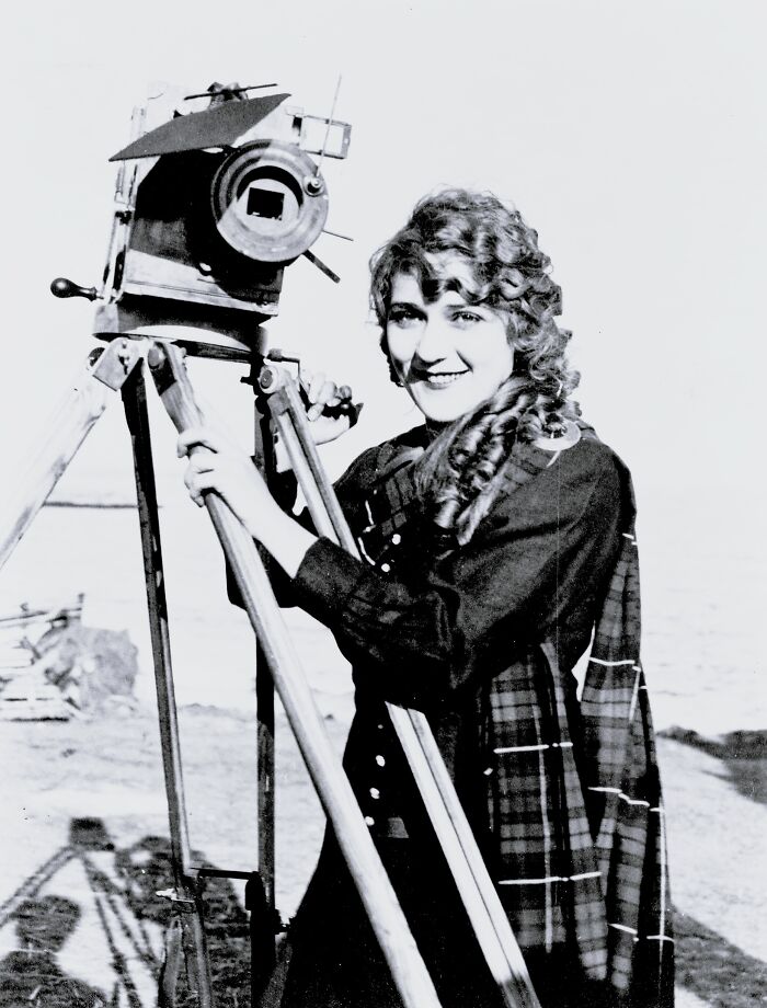 Mary Pickford Catching Candid Beach Shots, 1916