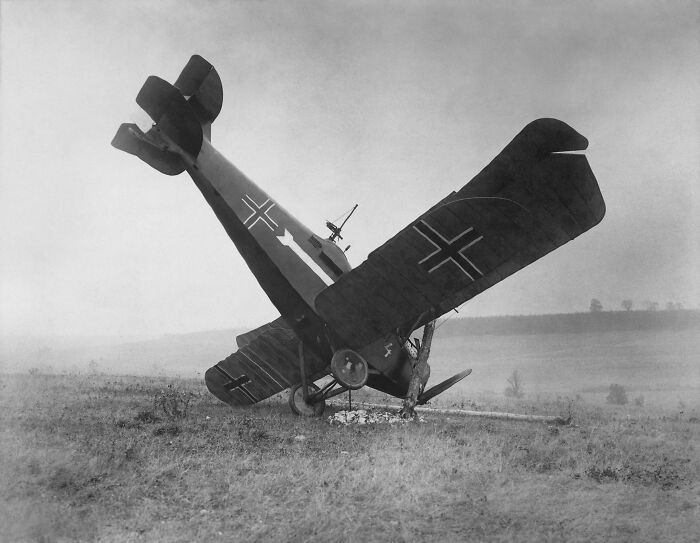 German Plane Down! Battle Scene From 1918