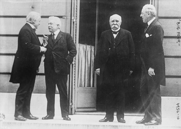 The Big Four Leaders Hanging Out, 1919