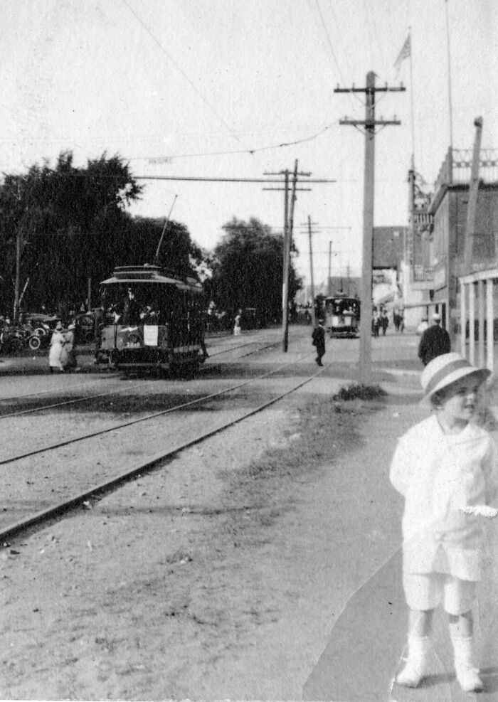 Streetcars Cruising Salem Willows, Massachusetts, 1920s