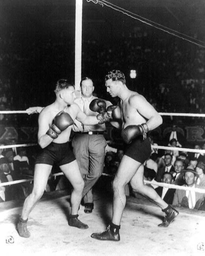 Jack Dempsey Ready To Throw Down in 1925 Texas