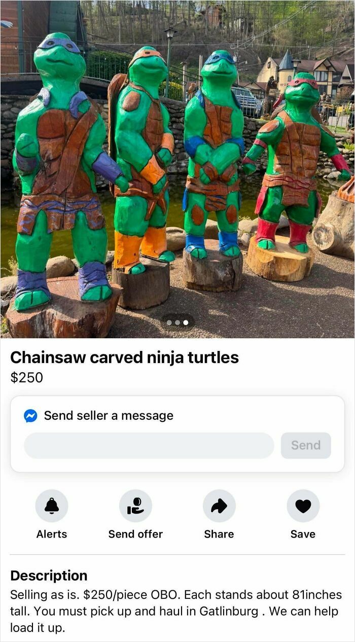 Chainsaw-Carved Ninja Turtles—Why Though?