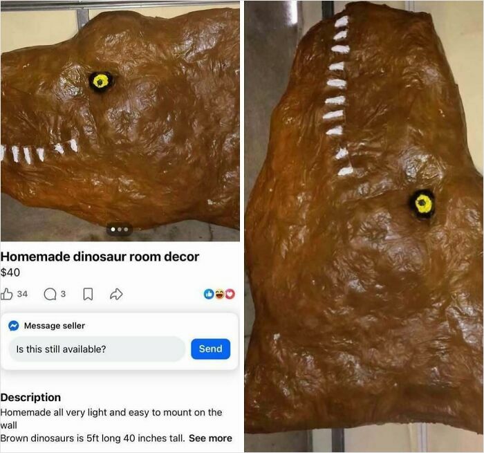 Homemade Dinosaur Room Decor ($40)