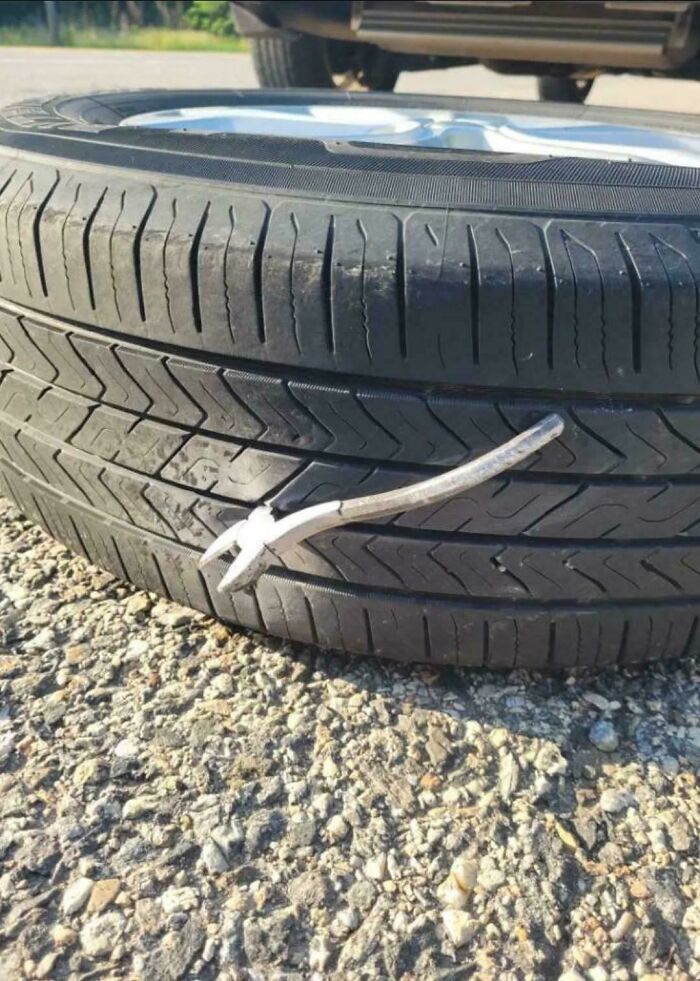 My Daughter’s Tire This Morning – Wait, What?!