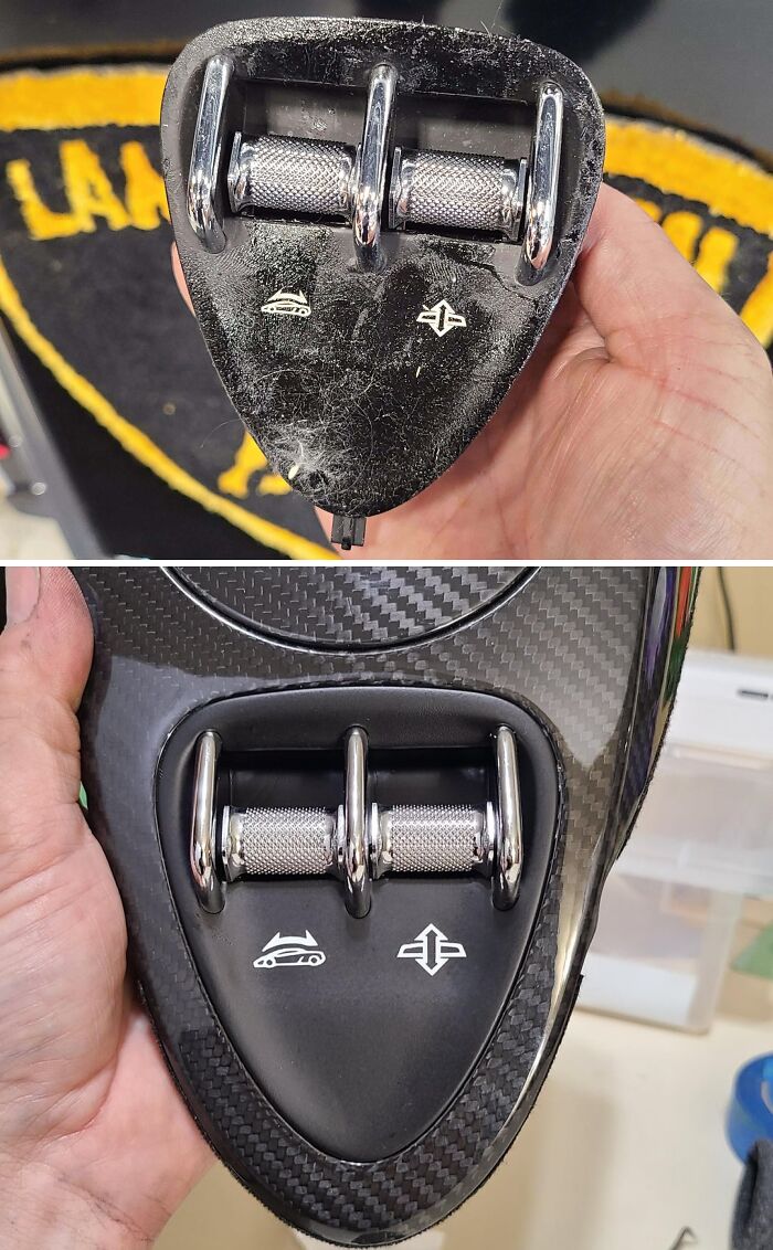 Lambo Wanted $1500 For Convertible Top Switch – DIY Sandblast To The Rescue