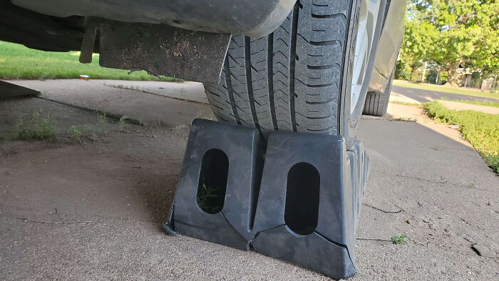 Had An Oil Change Scare This Morning. Steel Ramps Saved The Day