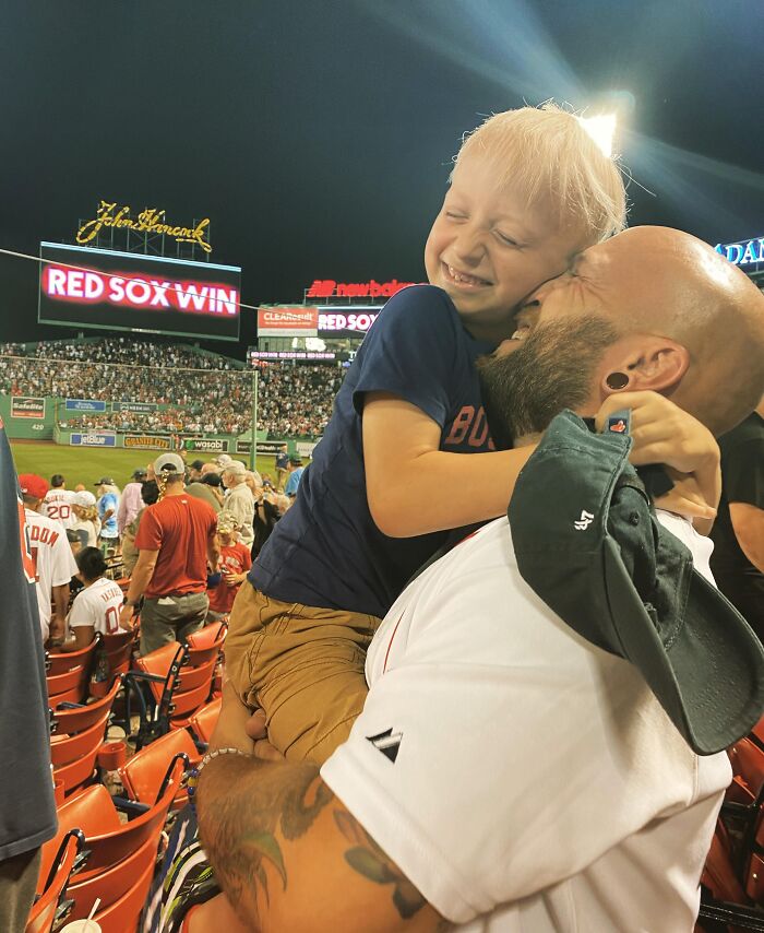 My Son Beat Cancer And Finally Rocked Fenway!