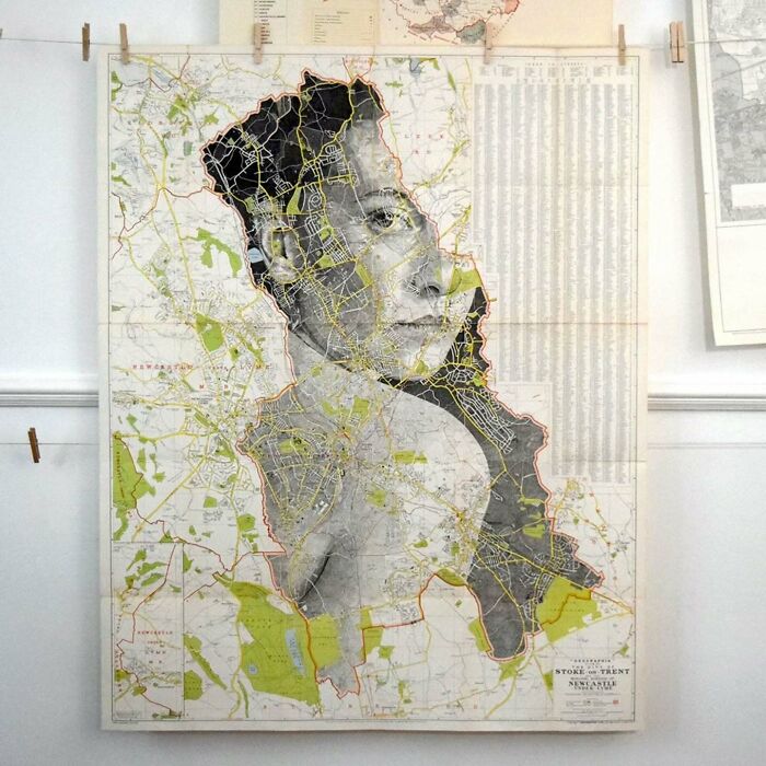 Portraits on Antique Maps