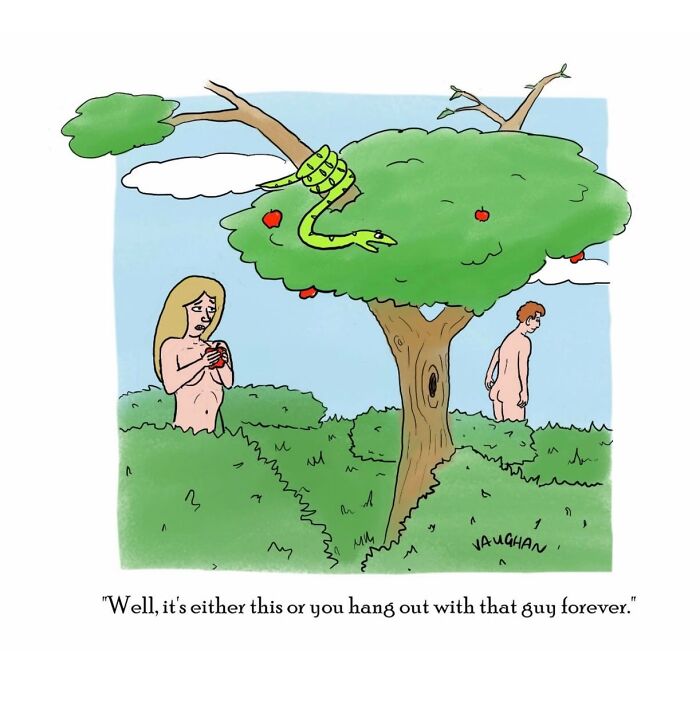 Let's Dive Into 40 Of Vaughan Tomlinson's Funniest One-Panel Cartoons!