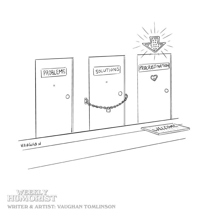 Let's Dive Into 40 Of Vaughan Tomlinson's Funniest One-Panel Cartoons!