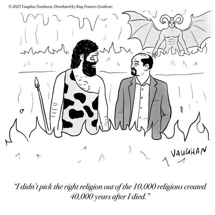 Let's Dive Into 40 Of Vaughan Tomlinson's Funniest One-Panel Cartoons!