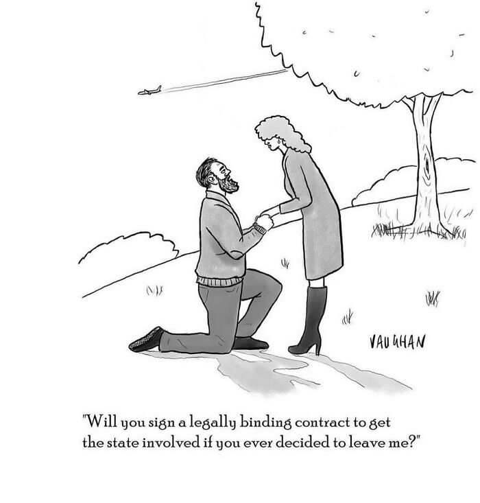 Let's Dive Into 40 Of Vaughan Tomlinson's Funniest One-Panel Cartoons!