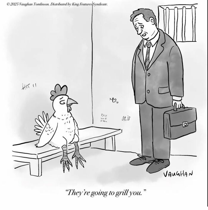 Let's Dive Into 40 Of Vaughan Tomlinson's Funniest One-Panel Cartoons!