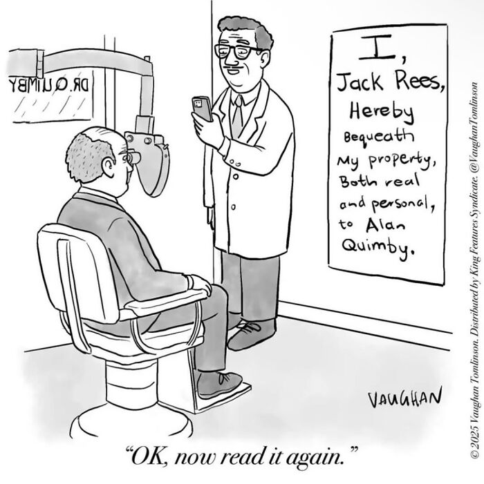 Let's Dive Into 40 Of Vaughan Tomlinson's Funniest One-Panel Cartoons!