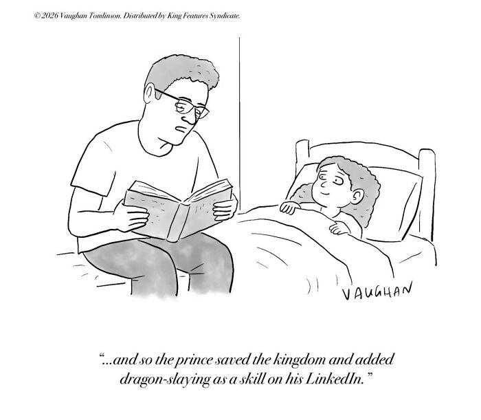 Let's Dive Into 40 Of Vaughan Tomlinson's Funniest One-Panel Cartoons!