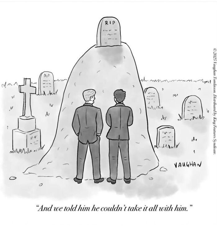 Let's Dive Into 40 Of Vaughan Tomlinson's Funniest One-Panel Cartoons!