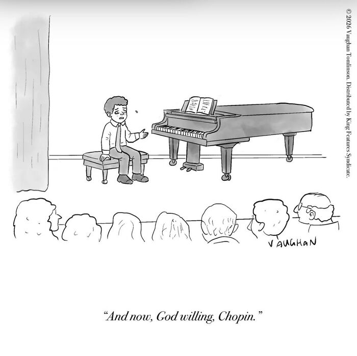 Let's Dive Into 40 Of Vaughan Tomlinson's Funniest One-Panel Cartoons!