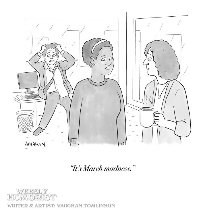 Let's Dive Into 40 Of Vaughan Tomlinson's Funniest One-Panel Cartoons!