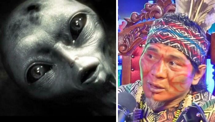 Brazilian Tribe Totally Freaked by Alien Grey Picture - Called It "Mankunawabu"