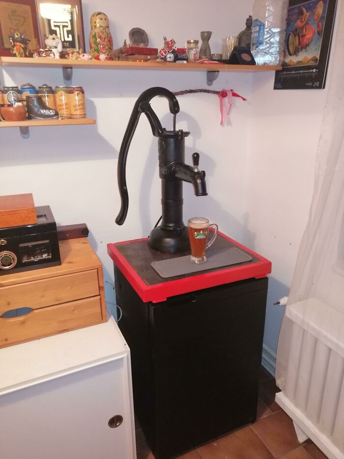 Finished My Kegerator—Beer's on Tap, Party’s Ready