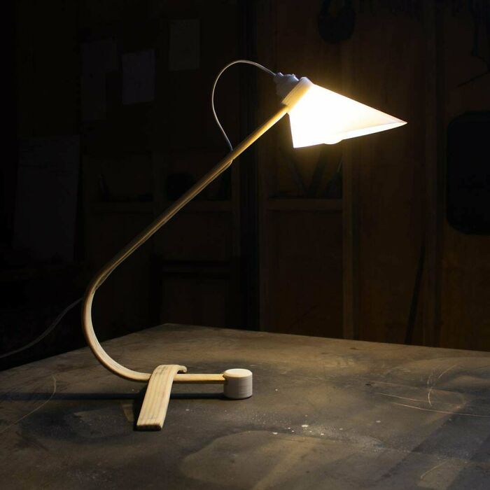 Made a Lamp That’s Simple Yet Stunning