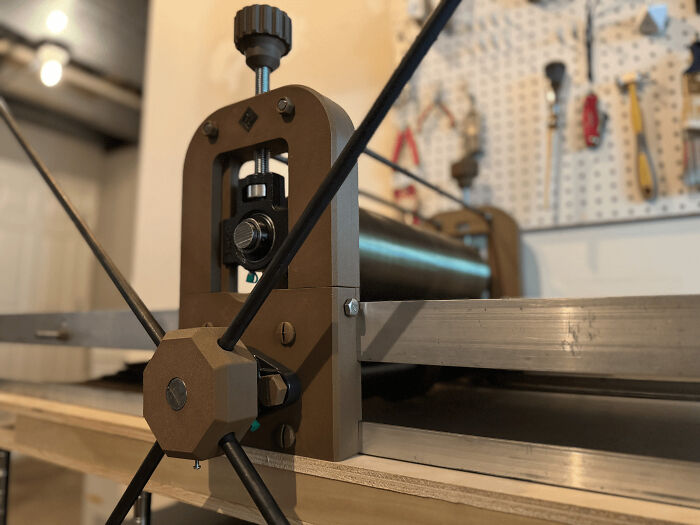 Made a 3D-Printed Printing Press Because Old-School is Cool