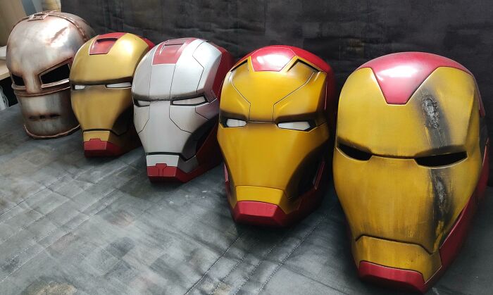 Made a Bunch of Helmets Over the Last Month and a Half—Which One’s Your Fav?