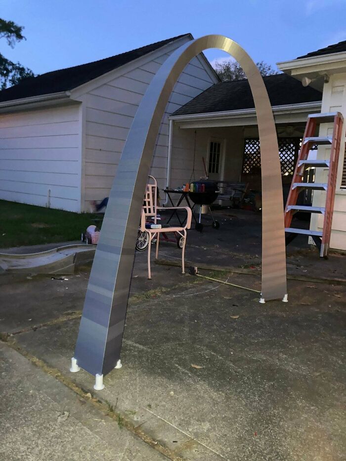 Made a Miniature St Louis Gateway Arch Because Why Not?