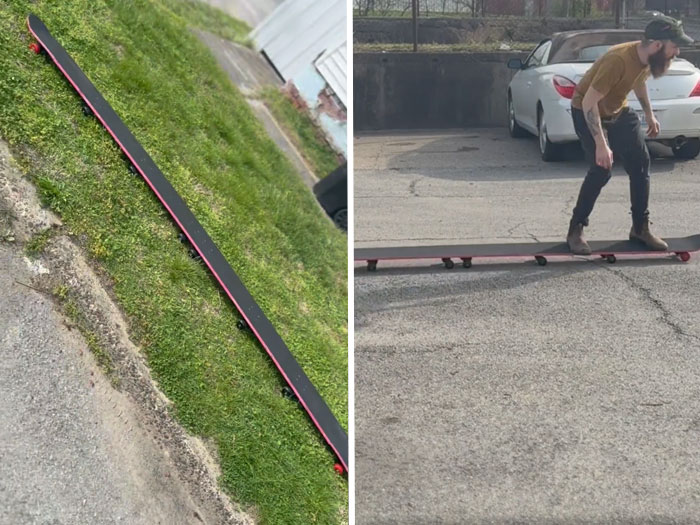 Built a 10-Foot, 16-Wheel Skateboard—Mega Ride Incoming!