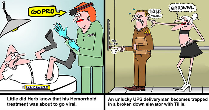 These Hilarious One-Panel Comics by Dan Gibson Show Growing Old is Anything But Boring