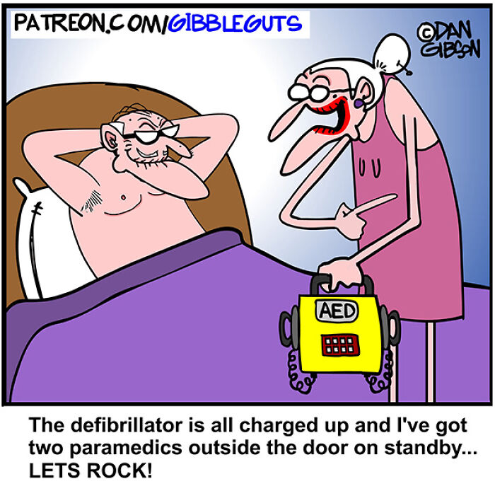 These Hilarious One-Panel Comics by Dan Gibson Show Growing Old is Anything But Boring