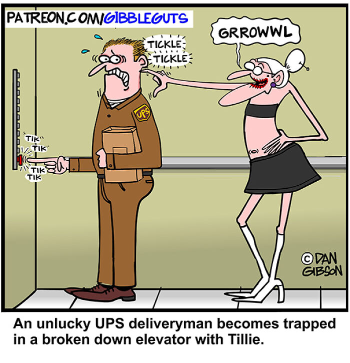 These Hilarious One-Panel Comics by Dan Gibson Show Growing Old is Anything But Boring