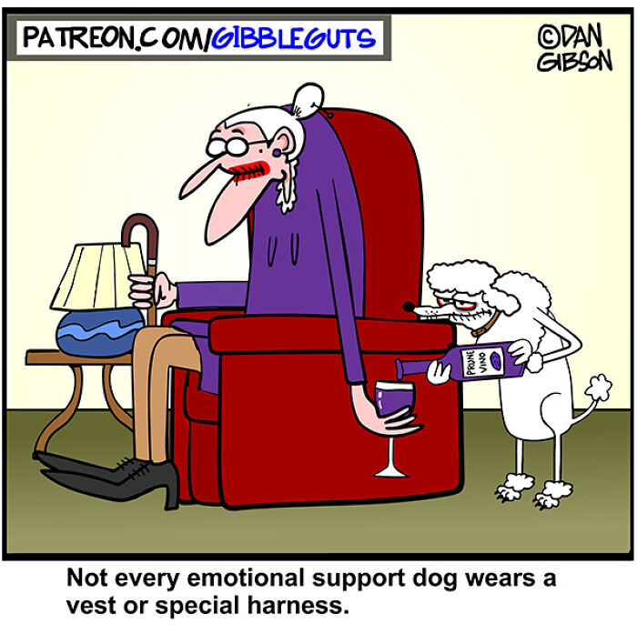 These Hilarious One-Panel Comics by Dan Gibson Show Growing Old is Anything But Boring