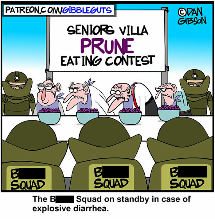 These Hilarious One-Panel Comics by Dan Gibson Show Growing Old is Anything But Boring