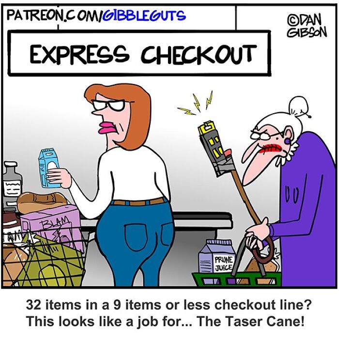 These Hilarious One-Panel Comics by Dan Gibson Show Growing Old is Anything But Boring