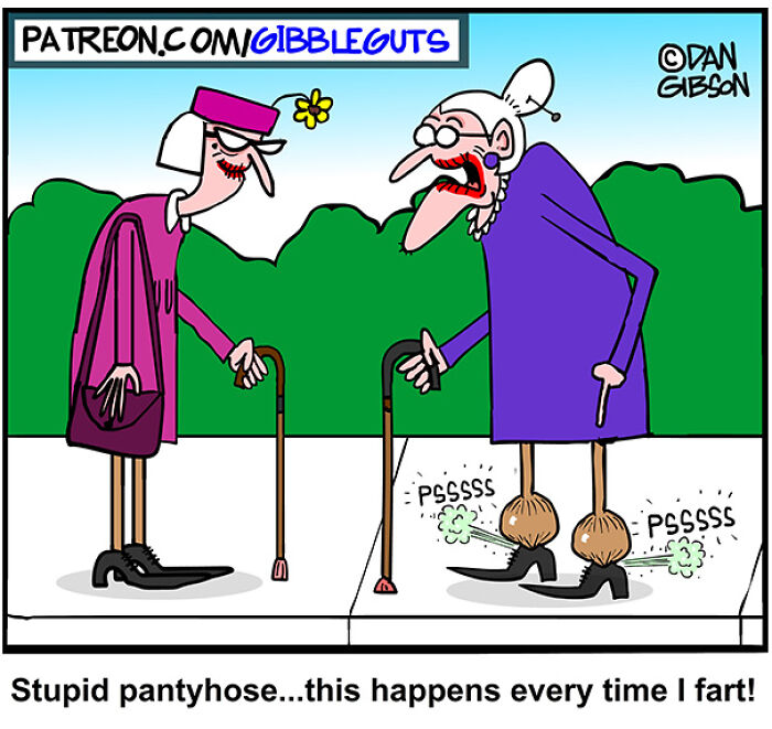 These Hilarious One-Panel Comics by Dan Gibson Show Growing Old is Anything But Boring