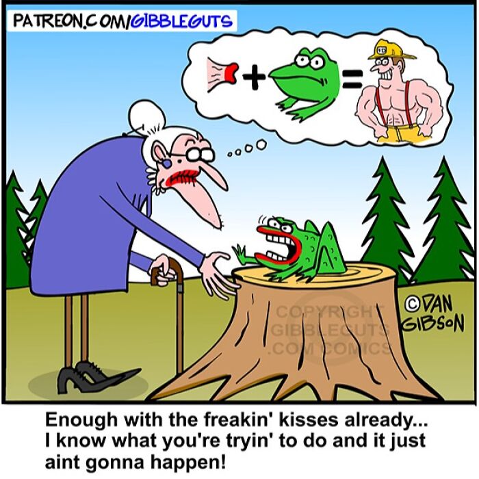 These Hilarious One-Panel Comics by Dan Gibson Show Growing Old is Anything But Boring