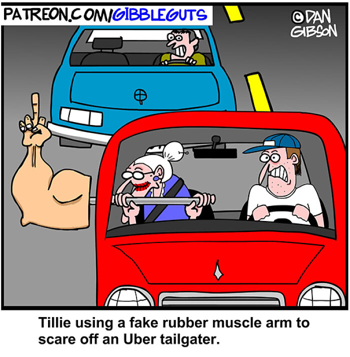 These Hilarious One-Panel Comics by Dan Gibson Show Growing Old is Anything But Boring