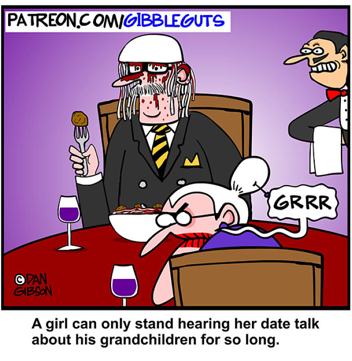 These Hilarious One-Panel Comics by Dan Gibson Show Growing Old is Anything But Boring