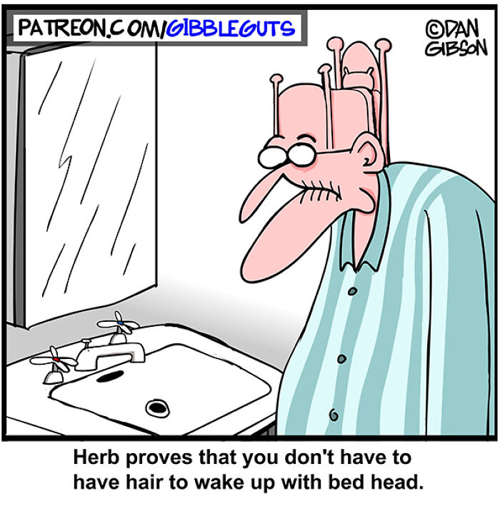 These Hilarious One-Panel Comics by Dan Gibson Show Growing Old is Anything But Boring