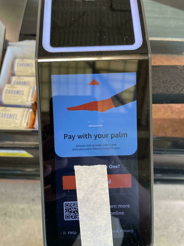 How Dystopian Is This? Amazon Wants My Palm Print
