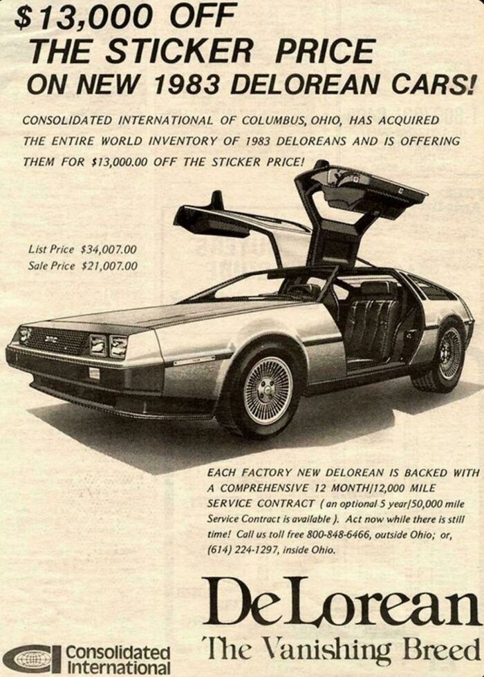 Look, A 1983 DeLorean!